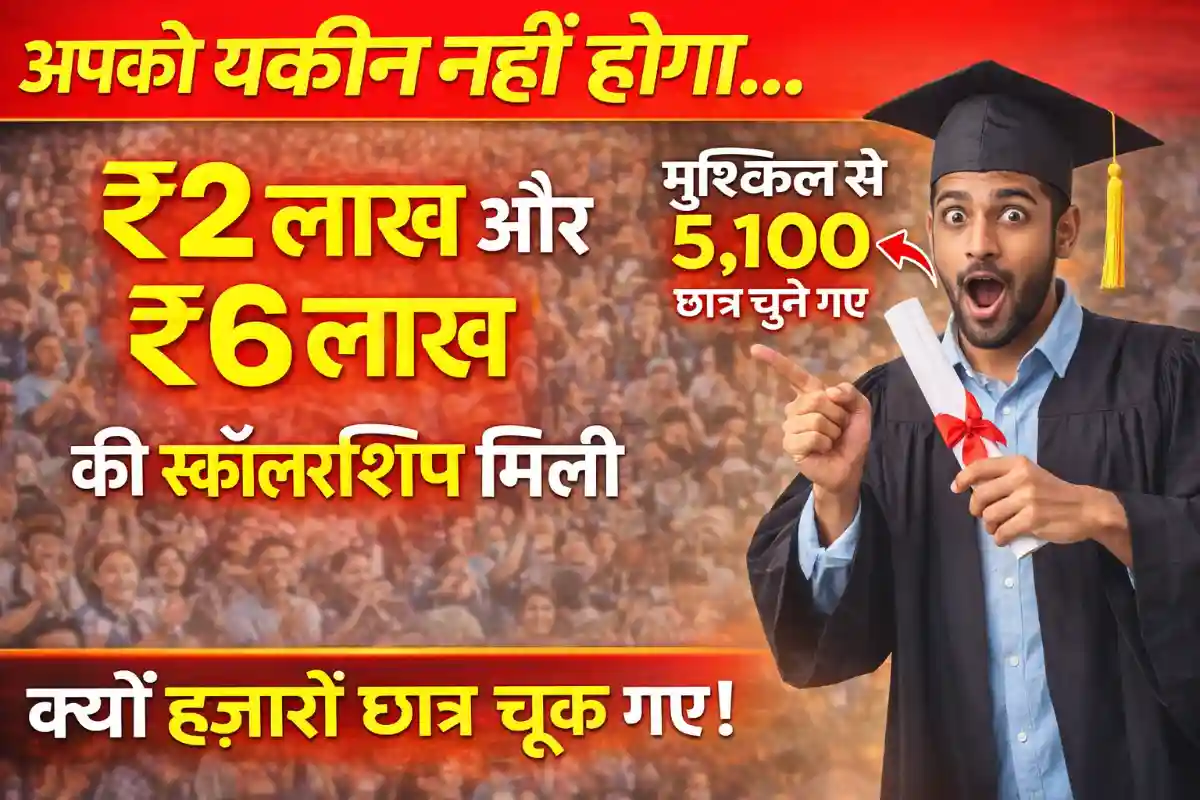 Reliance Foundation Scholarship 2025: ₹2 लाख–₹6 लाख रिज़ल्ट जारी, 5,100 छात्र चयनित