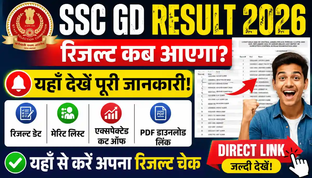SSC GD Constable Result 2026: रिजल्ट डेट, मेरिट लिस्ट, कट ऑफ, PDF डाउनलोड लिंक